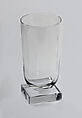 Modern American Series: Knickerbocker-3400 Water Glass, Edwin W. Fuerst (American, Ottawa, Ohio 1903–1988 Springfield, Massachusetts), Glass