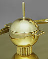 Prototype sugar bowl, Eliel Saarinen  American, Electro-plated nickel silver