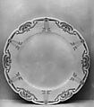 Plate, Georges de Feure French, Porcelain