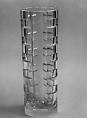 Vase, Elis Bergh Swedish, Crystal glass
