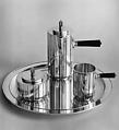 Coffee Pot, Part of Coffee Service, Sigvard Bernadotte Swedish, Silver and wood