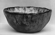 Bowl, Lea Henny Halpern Dutch, Eathenware with alkaline glaze