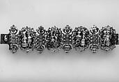 Bracelet, Ilya Schor American, Silver, gold, diamonds