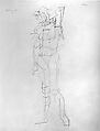 Standing Figure, Joseph Csáky French, Graphite on paper