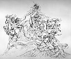 Study for Prometheus, Kurt Seligmann  American, born Switzerland, Pen and black ink on paper