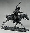 The Marshal (John Wayne As Rooster Cogburn), Harry Jackson  American, Painted bronze