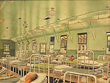 Station Hospital, Robert Smullyan Sloan  American, Watercolor and graphite on facing paper of board