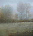 Fence: Westport, Ellen Phelan American, Oil on canvas