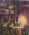 Burlesque, Emil Ganso American, born Germany, Color lithograph