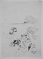 Maternity, Marc Chagall (French, Vitebsk 1887–1985 Saint-Paul-de-Vence), Print a: etching and drypoint
Print b: etching and drypoint
Print c: etching, drypoint and aquatint