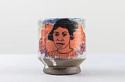 Portrait Cup: Zora Neale Hurston, Roberto Lugo American, Glazed ceramics, American