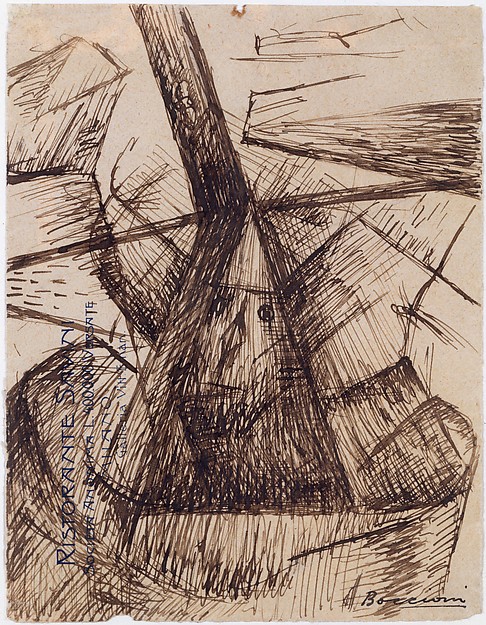 Study for "Fusion of a Head and a Window"