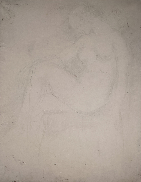 Seated Female Nude, Facing Left