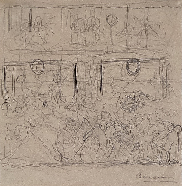 Study for "The Riot"