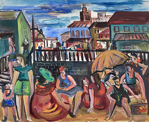Esther Garber — Boardwalk and Beach