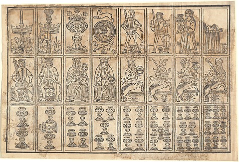 Image for Uncut Sheet of Tarot Cards
