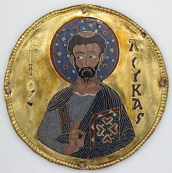 Image for Medallion with Saint Luke from an Icon Frame