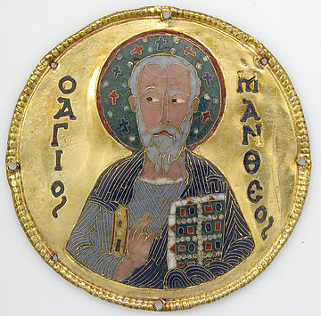 Image for Medallion with Saint Matthew from an Icon Frame