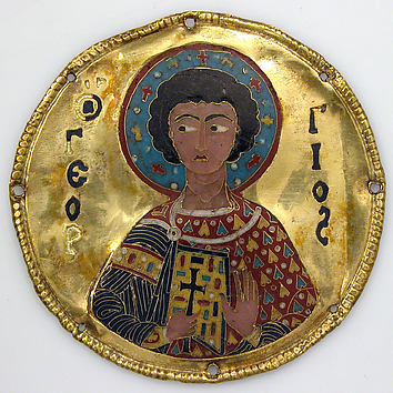 Image for Medallion with Saint George from an Icon Frame