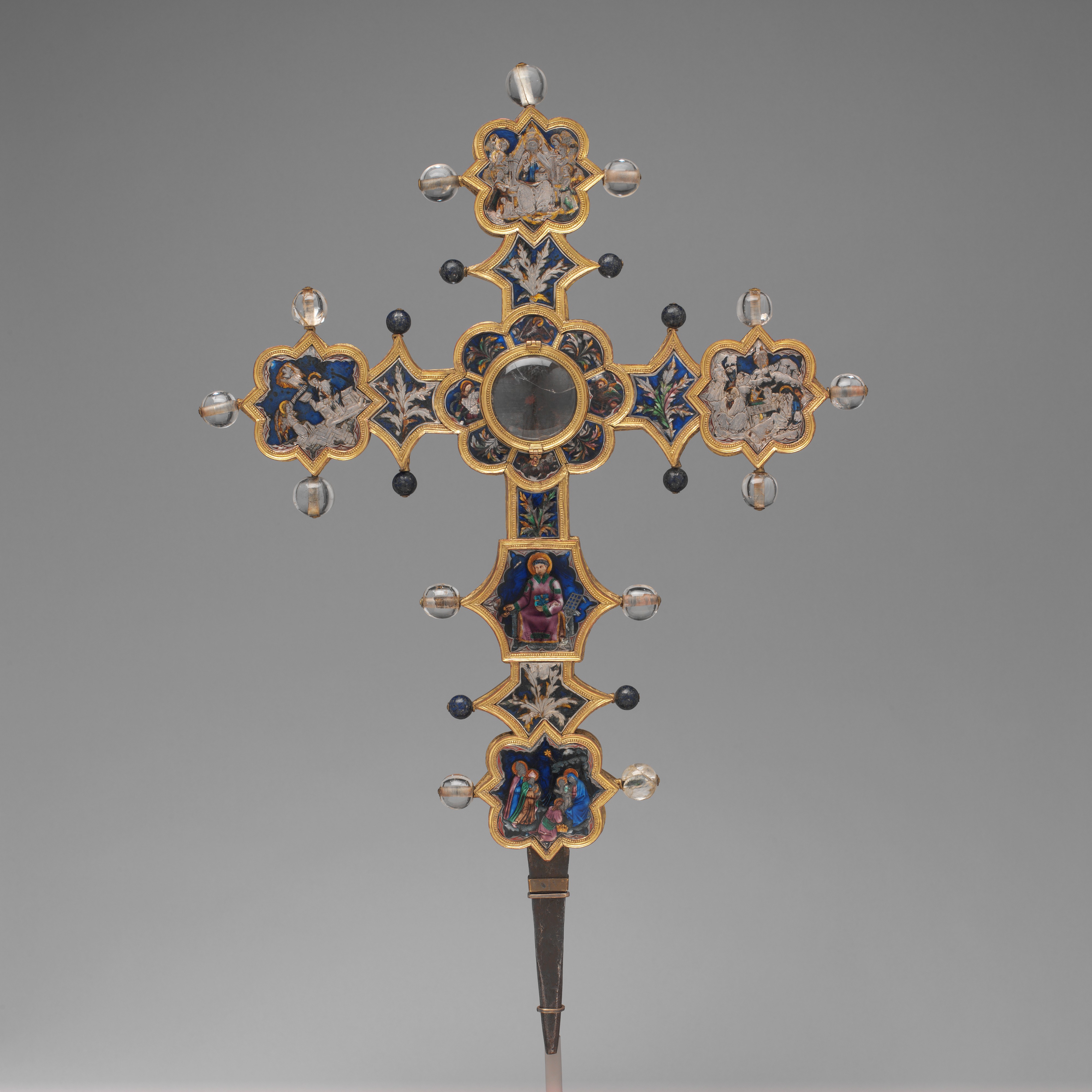 Reliquary Cross French The Metropolitan Museum Of Art