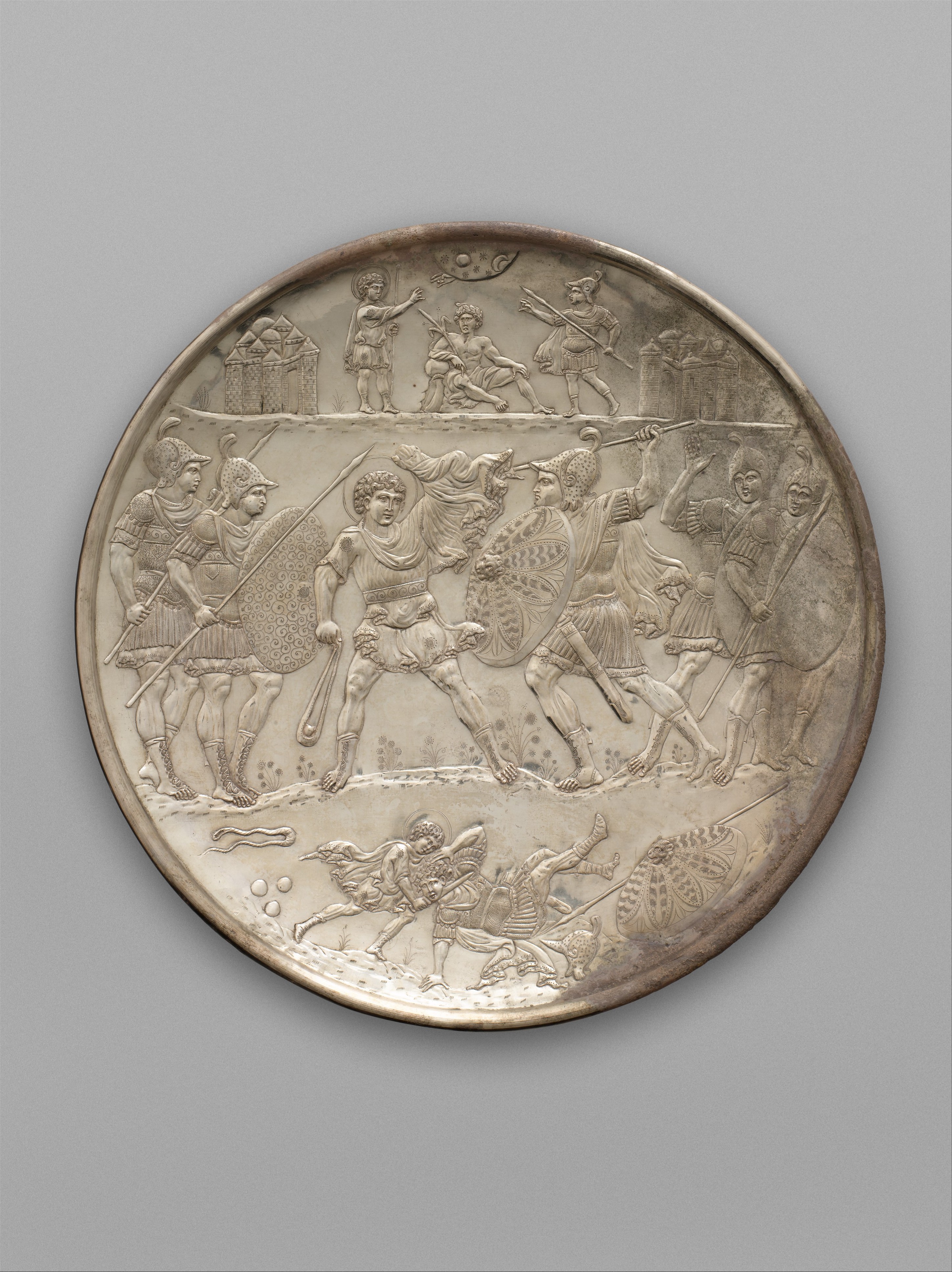 Stevenson Sijpelen Ruilhandel Plate with the Battle of David and Goliath | Byzantine | The Metropolitan  Museum of Art
