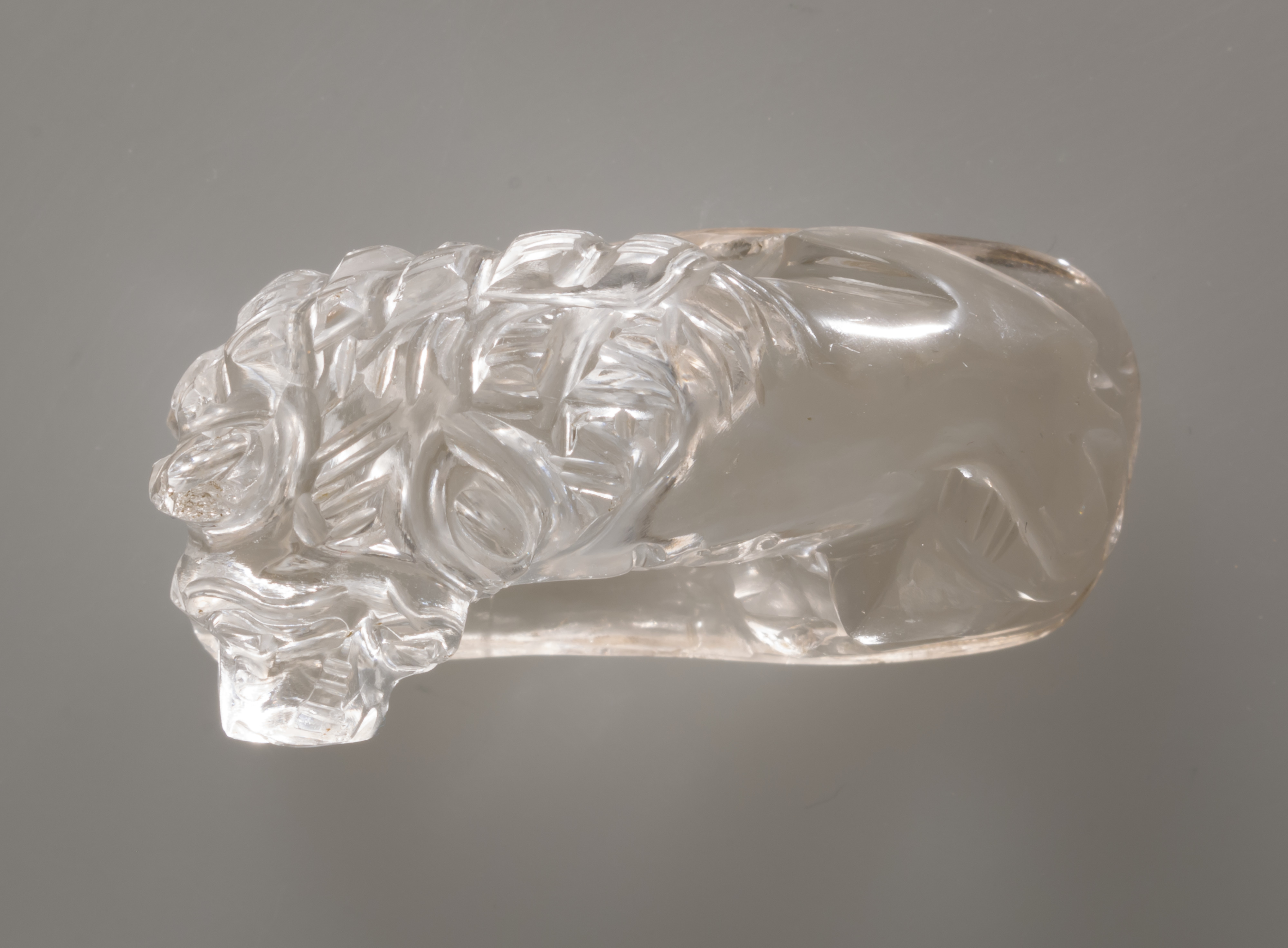 Rock crystal Statuette of a Lion | North African (Carthage) | The ...