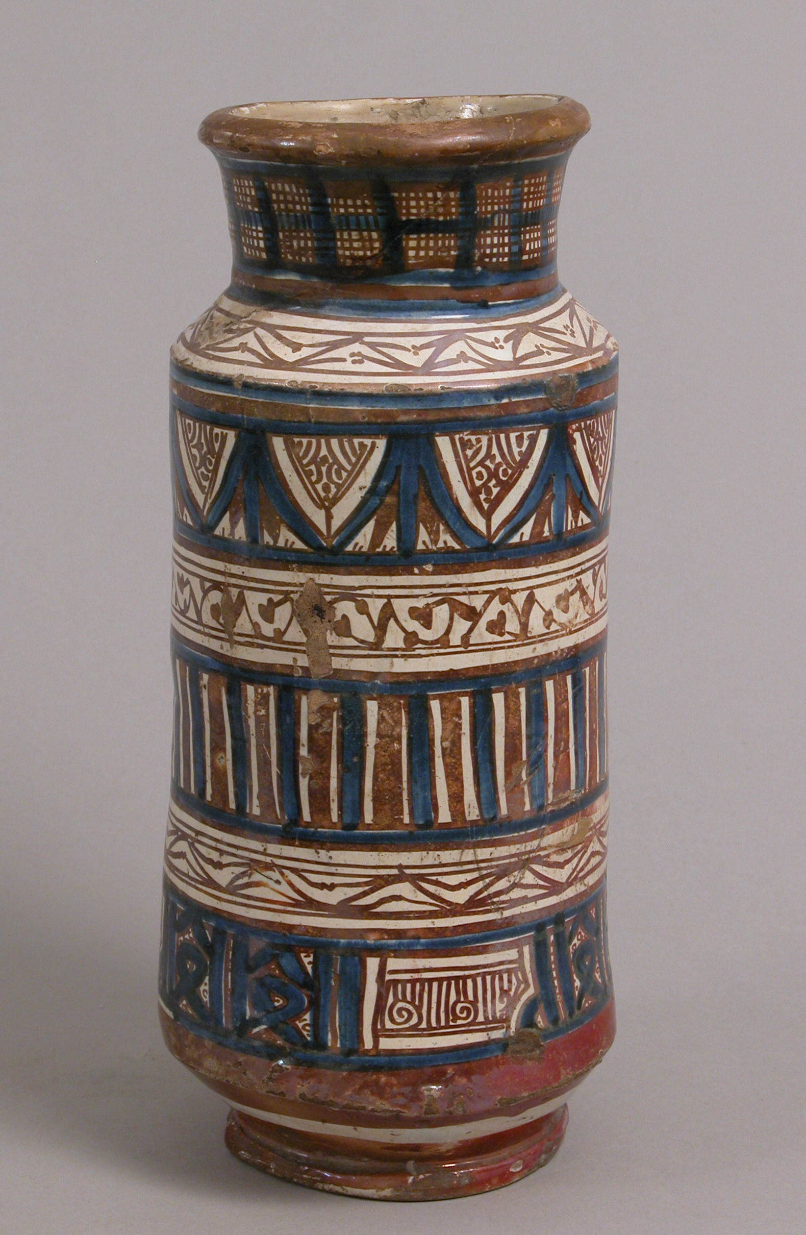 19th century earthenware pharmacy jar - Pure Vaseline