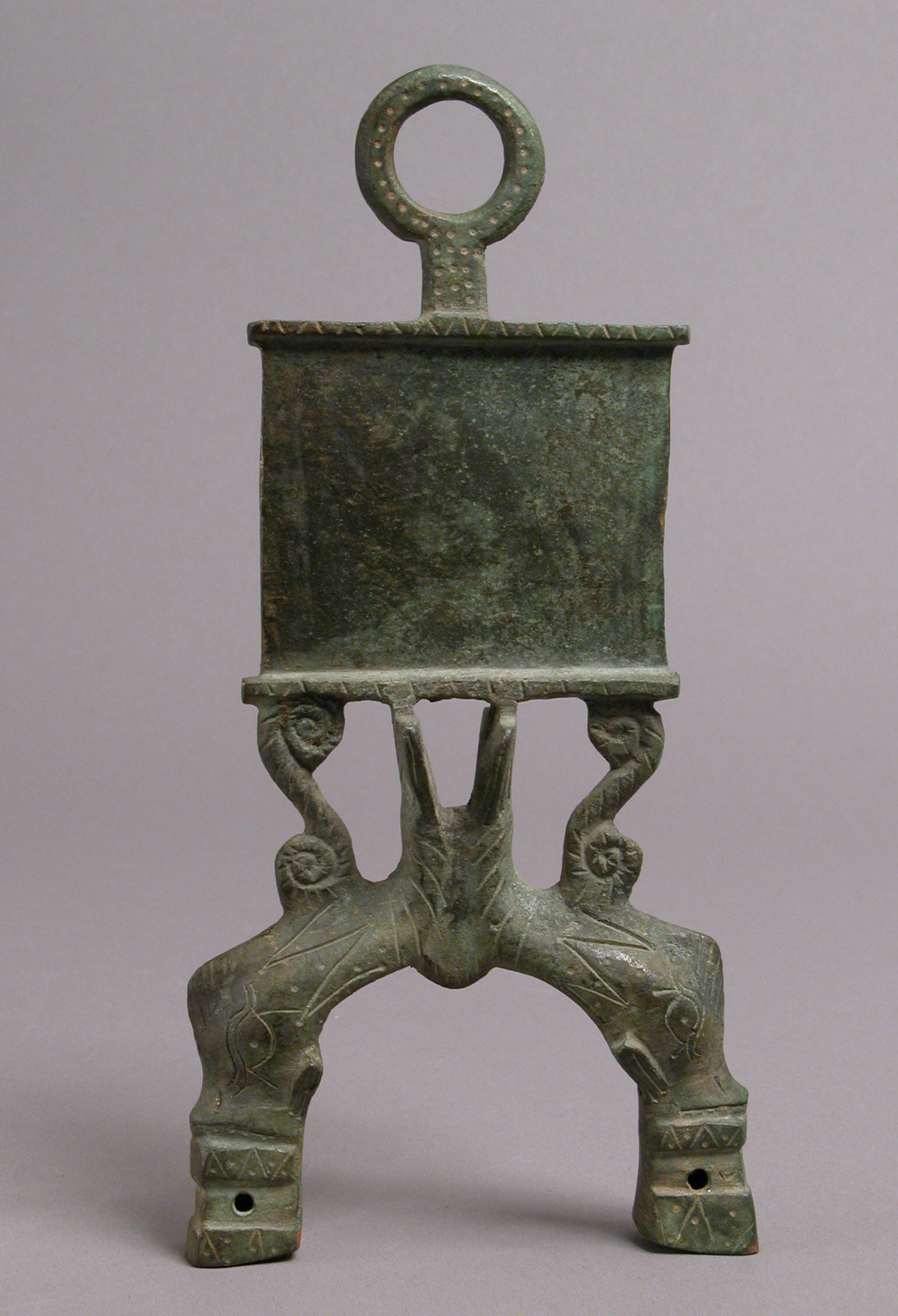 Lamp Handle with Dolphins | Byzantine | The Metropolitan Museum of Art