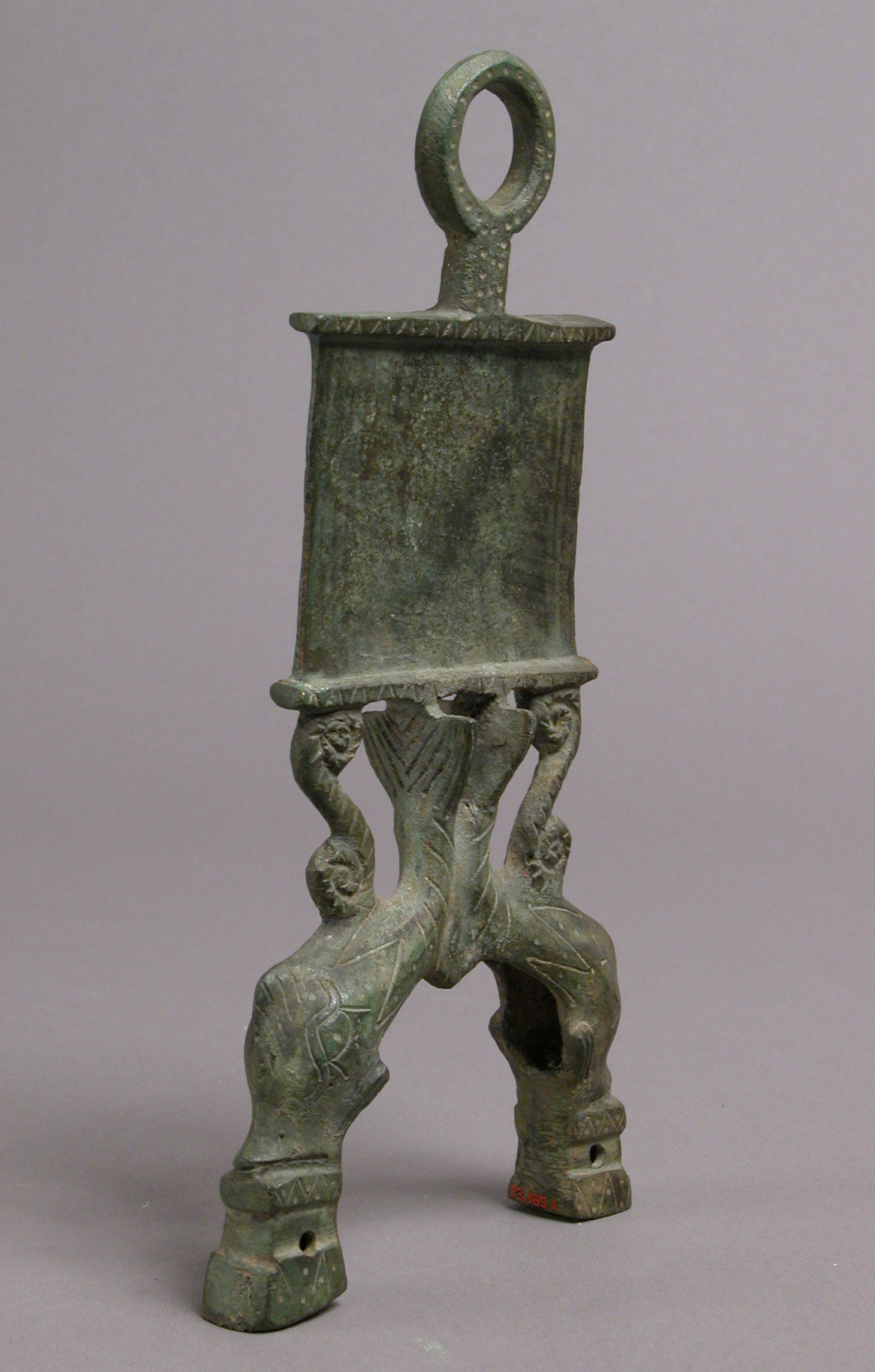 Lamp Handle with Dolphins | Byzantine | The Metropolitan Museum of Art