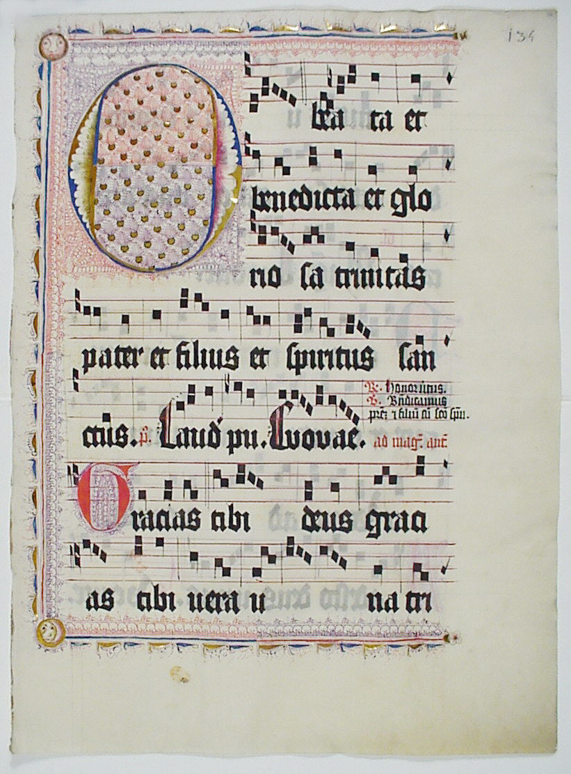 Manuscript Leaf with Initial O, from an Antiphonary | German | The ...