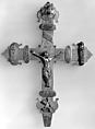 Processional Cross, Champlevé enamel, copper-gilt, Spanish
