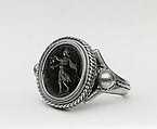 Finger Ring, Gold, intaglio, Italian