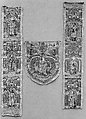 Orphreys from a Cope, Silk, gold thread, silver thread, British