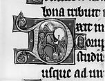 Manuscript Leaf from a Royal Psalter, Tempera and gold on parchment, British