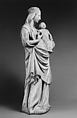 Standing Virgin and Child, Marble (Pentelic marble), with traces of polychromy and gilding, North Italian