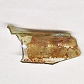 Fragment, Glass, ceramic, European or Middle Eastern