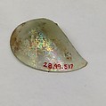 Fragment, Glass, ceramic, European or Middle Eastern