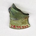 Fragment, Glass, ceramic, European or Middle Eastern