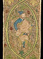 Orphrey, metal, silk, linen, British