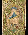 Orphrey, metal, silk, linen, British