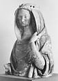 Bust of a Women, Stone, with paint and gilt, German
