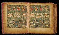 Gospel manuscript with separated leaves, Ink and tempera on parchment, Ethiopian (Northern Highlands, Tigray, Ethiopia)