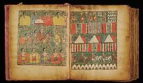 Gospel manuscript with separated leaves, Ink and tempera on parchment, Ethiopian (Northern Highlands, Tigray, Ethiopia)