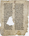 Book of Revelation, Ink on parchment, Coptic (Egypt)