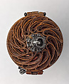 Prayer Bead with the Expulsion of the Money Changers and the Entry into Jerusalem, Boxwood, Netherlandish