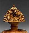 Commemoration of Woodcarver Ottaviano Jannella, Sculpture, tools, and eyeglasses of Ottaviano Jannella (Italian, Ascoli Piceno 1635–1661 Ascoli Piceno), Boxwood, metal, and glass; engraving on paper, Italian