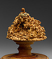 Commemoration of Woodcarver Ottaviano Jannella, Sculpture, tools, and eyeglasses of Ottaviano Jannella (Italian, Ascoli Piceno 1635–1661 Ascoli Piceno), Boxwood, metal, and glass; engraving on paper, Italian