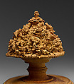 Commemoration of Woodcarver Ottaviano Jannella, Sculpture, tools, and eyeglasses of Ottaviano Jannella (Italian, Ascoli Piceno 1635–1661 Ascoli Piceno), Boxwood, metal, and glass; engraving on paper, Italian