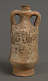 Jug with Cruces Gammatae, Earthenware, slip, oxide pigment, Coptic