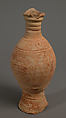 Jug, Earthenware, slip decoration, Coptic